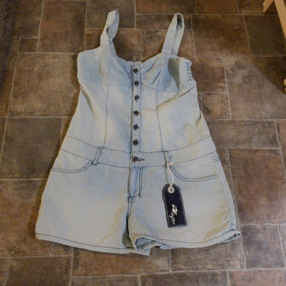 Juniors Short Overalls